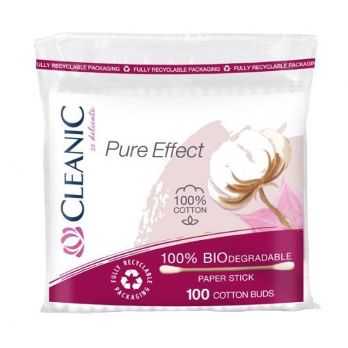 Cleanic Cleanic Pure Effect Cotton Buds 100 pcs.