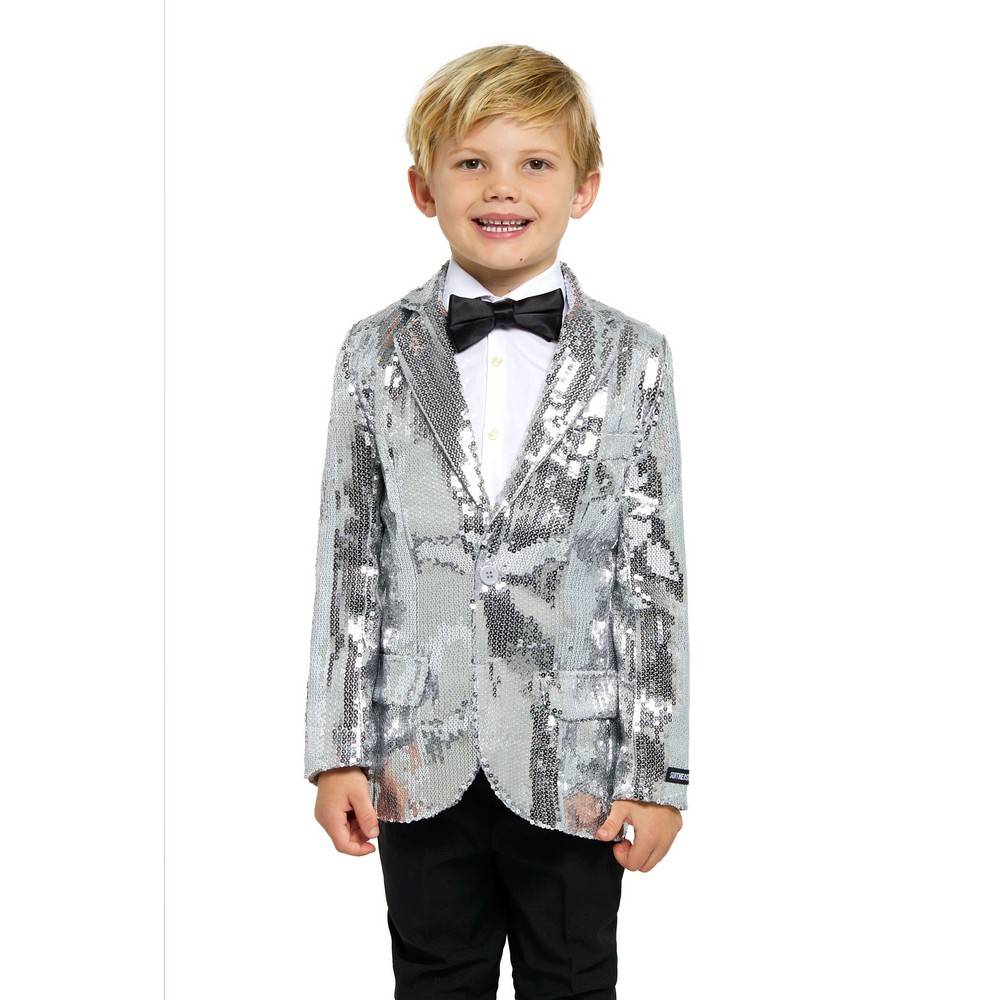 SuitmeisterÂ® Silver Sparkle Børneblazer