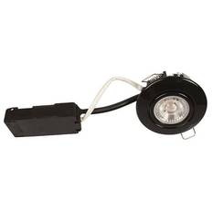 Luna LP 230V Dæmpbar Flimmerfri 6.2W 3000K Ra95 IP65 SS316 Sort Rund.