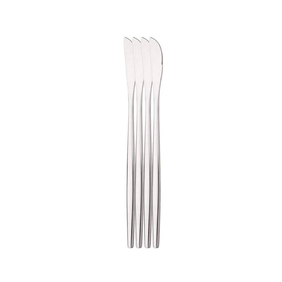 20Pcs Silver Dinnerware Set Stainless Steel Dinner Steak Knife Fruit Fork Spoon Cutlery Set Kitchen Tableware Silverware