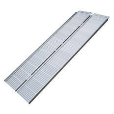 Lastramp aluminium fällbar för rullstol 122x73cm 270kg
