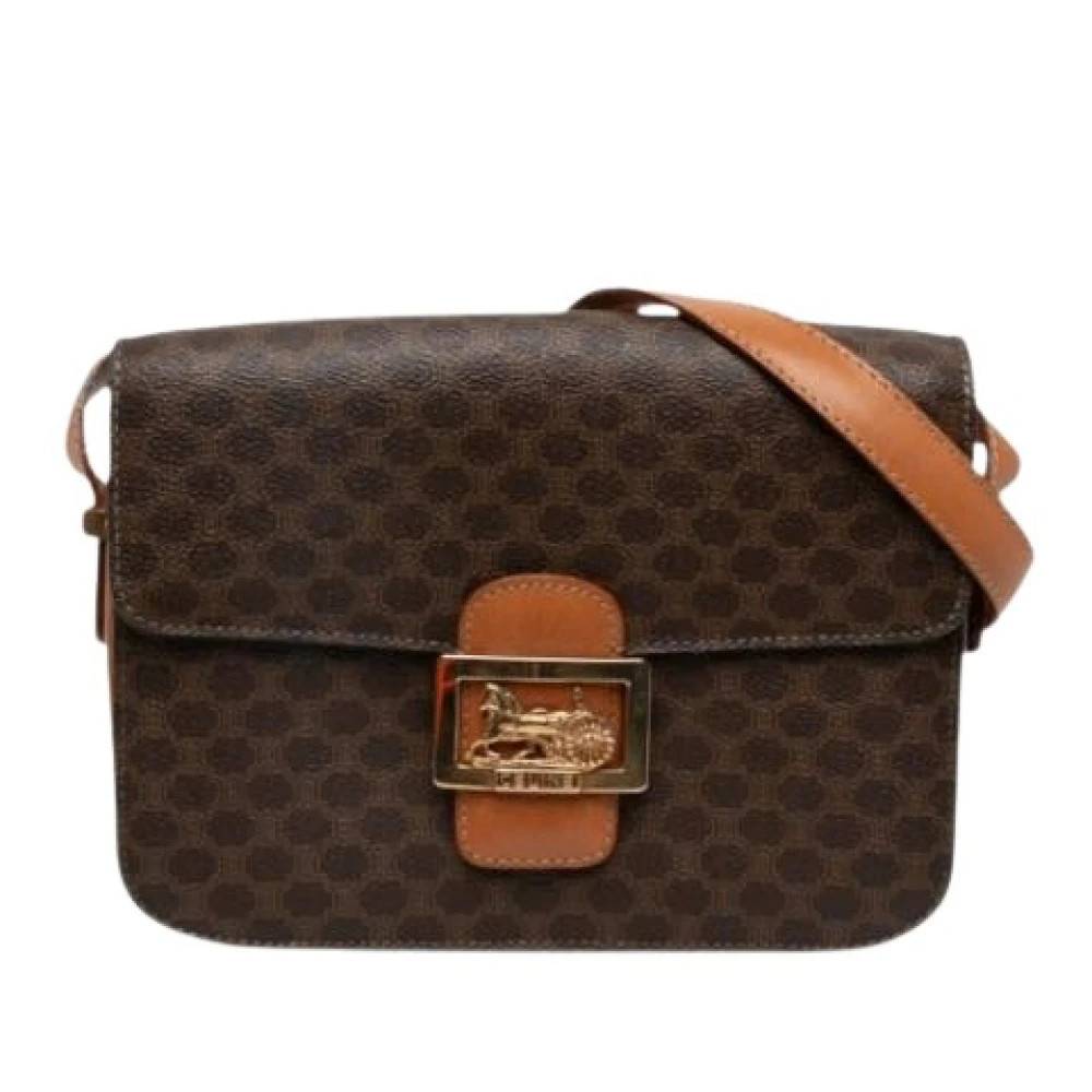 Celine Vintage Pre-owned Vintage Crossbody Bag - Vintage - Dame - Brun - ONE SIZE - Uld
