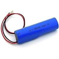 3,7 V 3800 MAh 18650 litiumjonbatteri, uppladdningsbar med XH 2P-kontakt, ersättningsbatteri, gör-det-själv-kabel