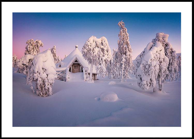 home sweet home Poster (100x140cm) - Plakater > Fotografiska Posters, Arkitektur Posters, Vinter Posters, Natur Posters