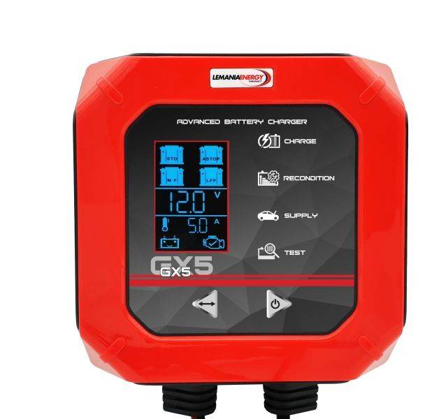 LEMANIA ENERGY GX5 Batteriladdare 230V, 12V