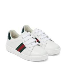 Gucci Kids Ace leather sneakers
