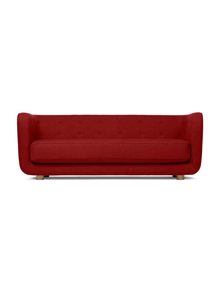 Vilhelm Sofa fra Audo Copenhagen Stof / Vidar 3, 582 / Røget eg - Jacobsen Plus