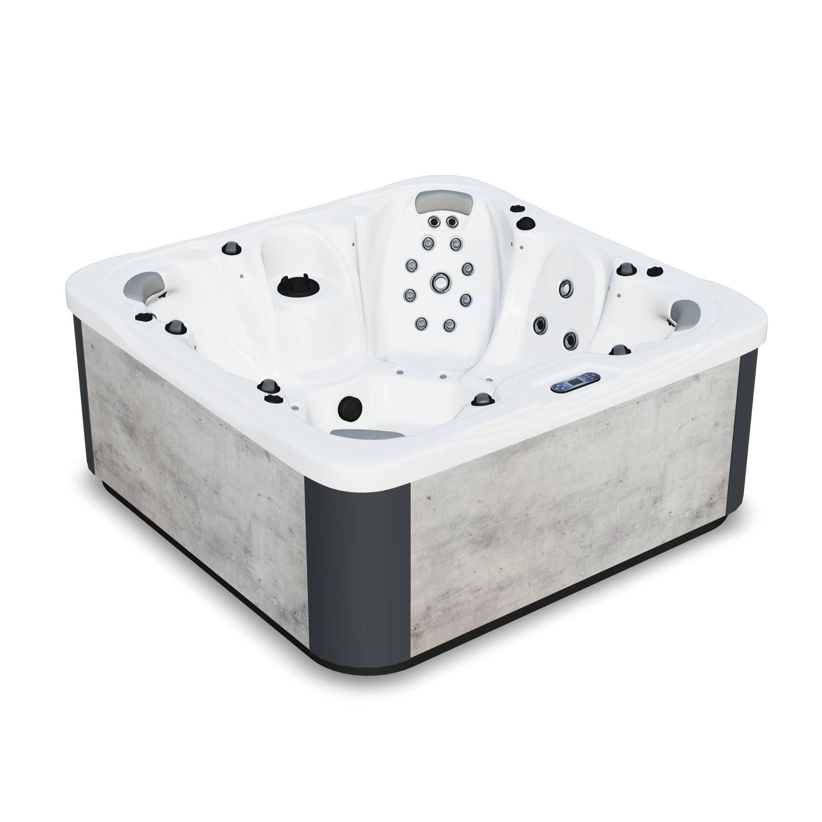 HC6 - 6 personers spa - Concrete