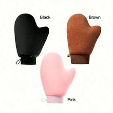1 st Återanvändbar Body Face Self-Tanning Mitt Dubbelsidig Lotion Applikator Solarium Handske Tvättbar - Multifärgad