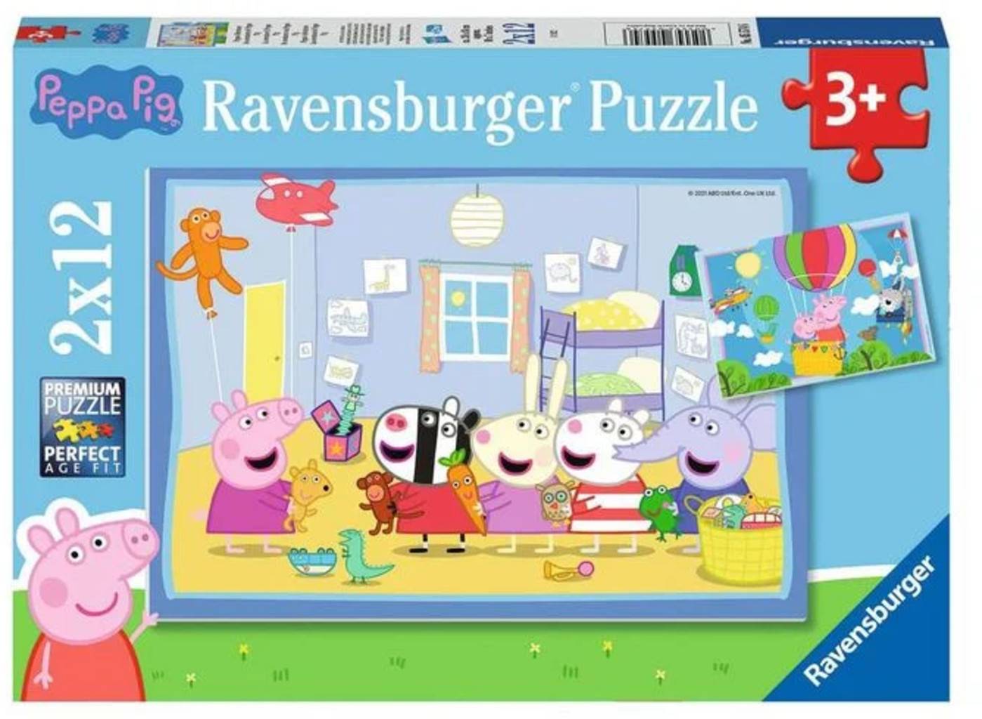 Ravensburger Pussel - Peppas Äventyr - 2x12 bitar
