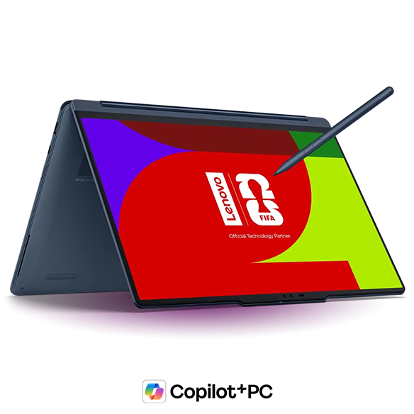 Lenovo Yoga 9i 2-in-1 Gen 11 Aura Edition 14 Intel Intel® Core Ultra 7 355-processor LPE-kärnor upp till 3,50 GHz P-kärnor upp till 4,70 GHz, Windows 11 Home 64, 2 TB SSD M.2 2242 PCIe Gen4 QLC