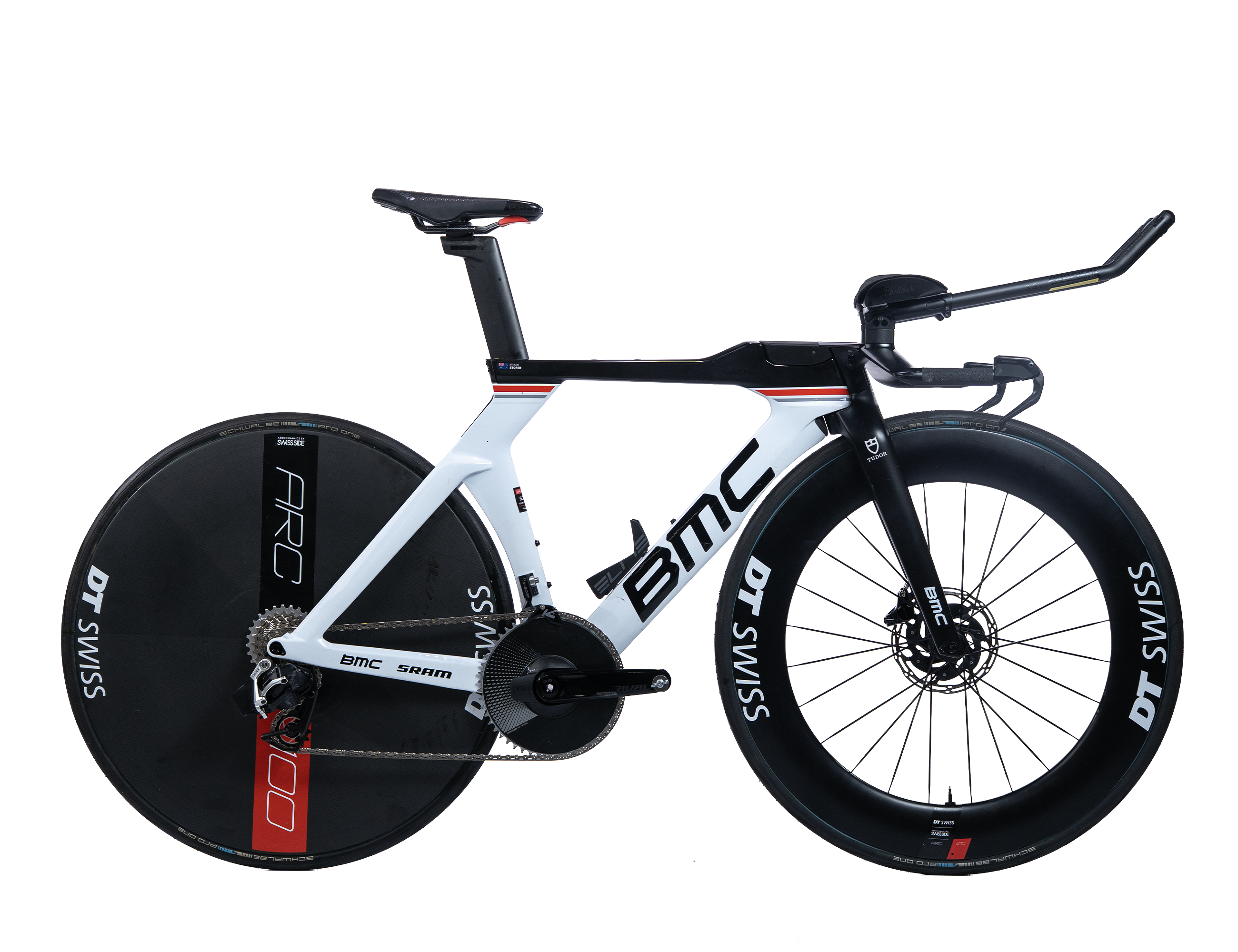BMC Timemachine TM01 Disc 2024 size S Tudor Pro Cycling Sram Red AXS E1 / Sram Rival 1x12sp - Bikeroom / S / Team Tudor
