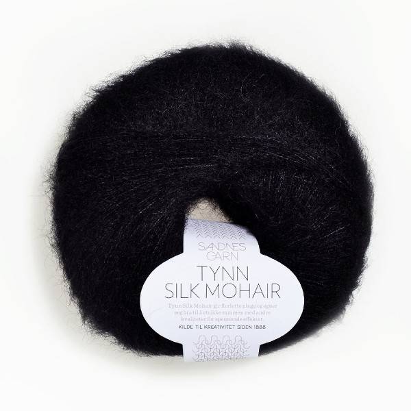 Tynn Silk Mohair 1099 svart