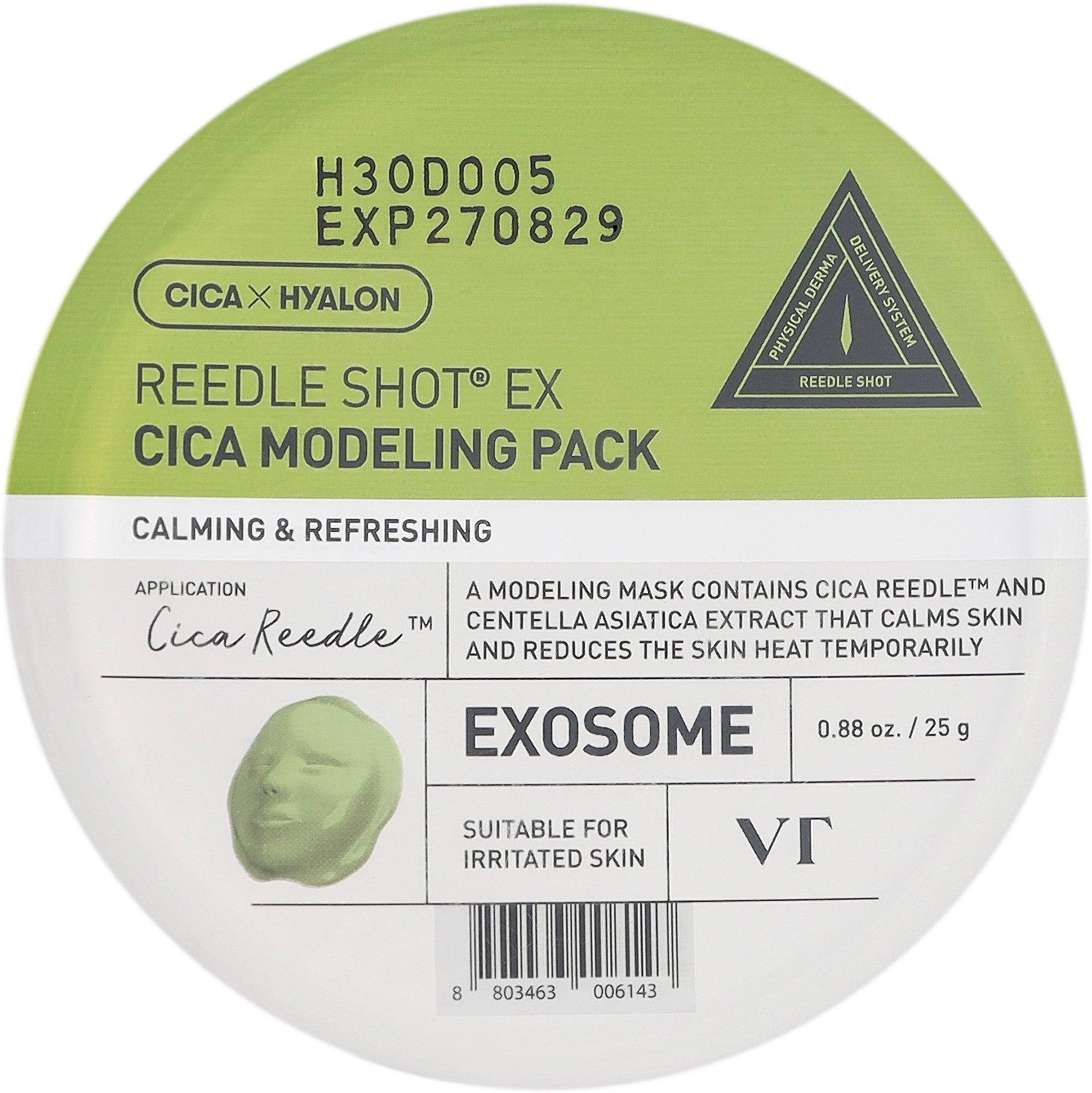 VT Cosmetics Reedle Shot Ex Cica Modeling Pack 25g — Maschera viso