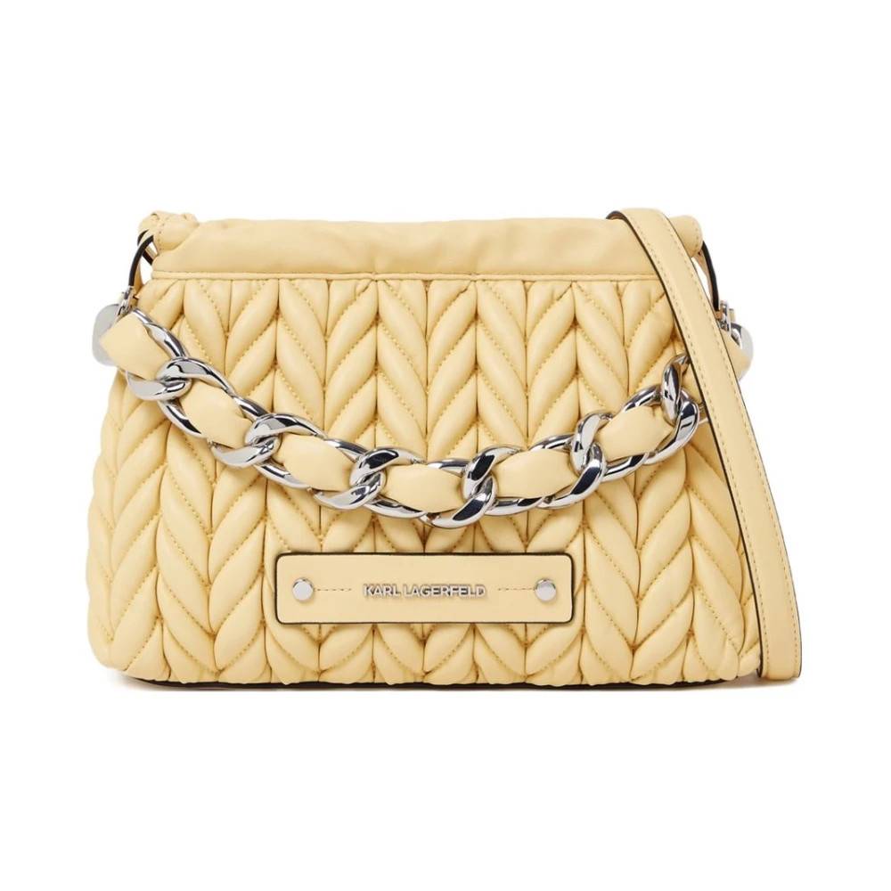 Karl Lagerfeld Wave S Puffer Bag - Tasker - Dame - Beige - ONE SIZE -