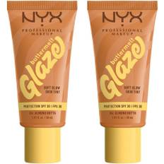 2st NYX Professional Makeup Buttermelt Glaze Skin Tint SPF30 Foundation 04 Almond Butta - 30 ml