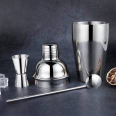 Cocktailshaker-sæt med 5 dele - 750 ml
