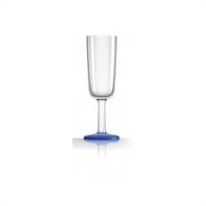 Palm Champagneglas halkskydd blå