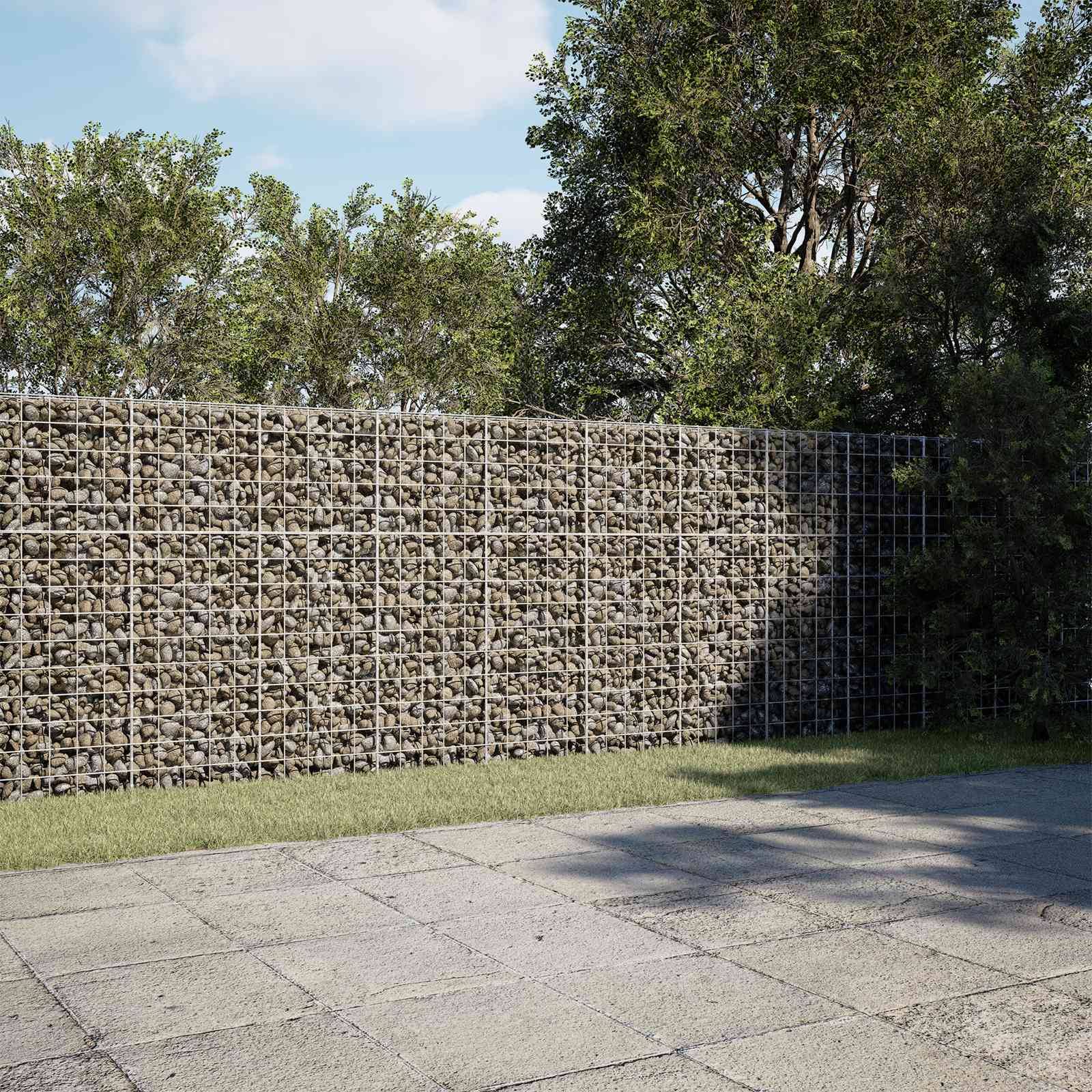 vidaXL Gabion med 3,5 mm tråd og 10x10 cm net 850x20x150 cm