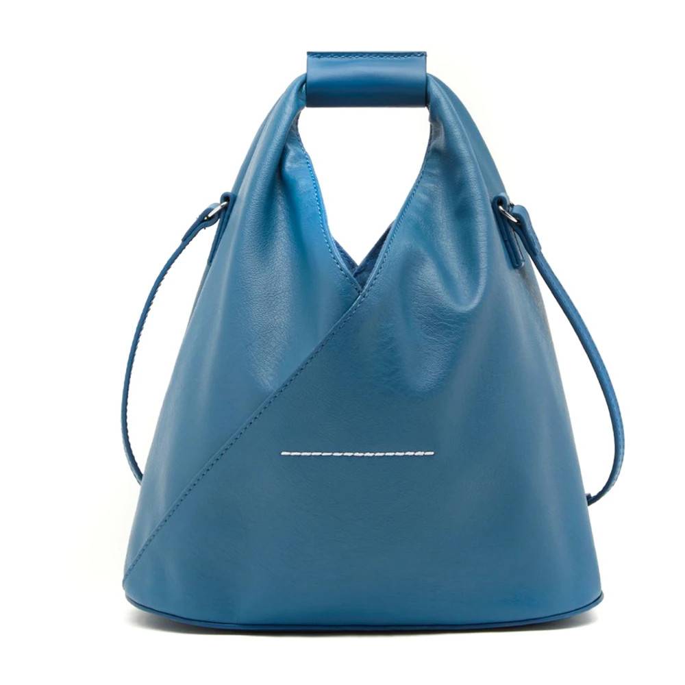 MM6 Maison Margiela Japansk Skuldertaske - Tasker - Dame - Blå - ONE SIZE - Uld