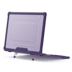 MacBook Air 15 M3 / Air 15 M2 (2024/2022) - Armor shockproof skal med Kickstand - Lila