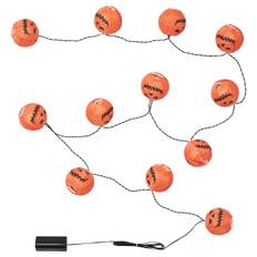 KUSTFYR LED ljusslinga med 12 ljus, pumpa/batteridriven utomhus