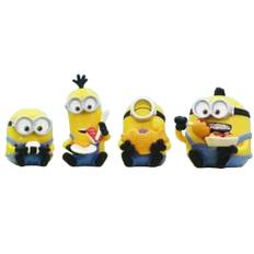Takara Tomy Arts Minions Mogu Mogu x Complete Set of 4 Types Full Complement Gacha Capsule Toy Fig. (Resale)
