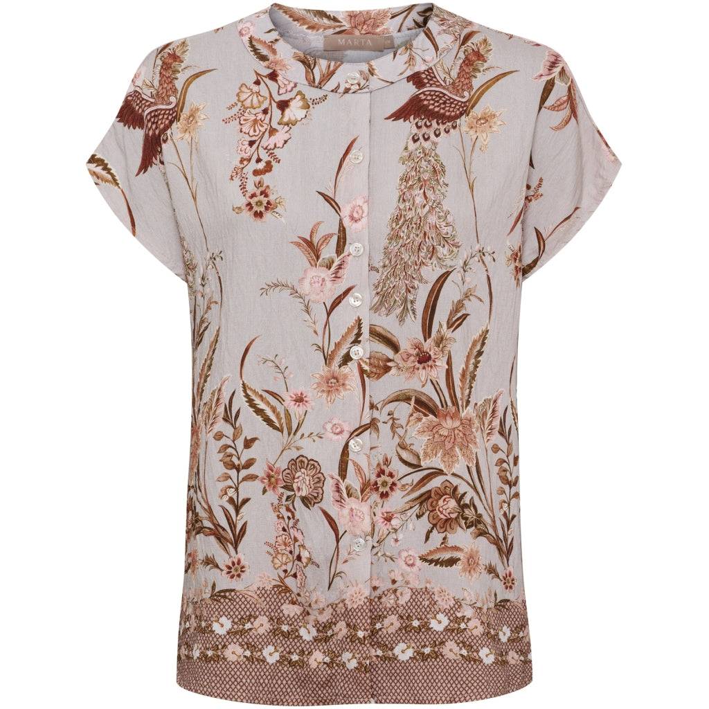 Marta du Chateau dame skjorte MdcJessalyn 8550 - Grey3142tps - S/M