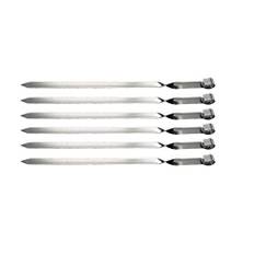 rukauf Grillspett 2 cm bredd extra bredd, 6 st (50 cm)