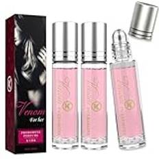 3pcs Pheromone Perfume for Women To Attract Men,Venom Pheromone Perfume,Roll-On Infused Essential Oil Perfume Cologne,10ml Concentrate Body Perfume Oil