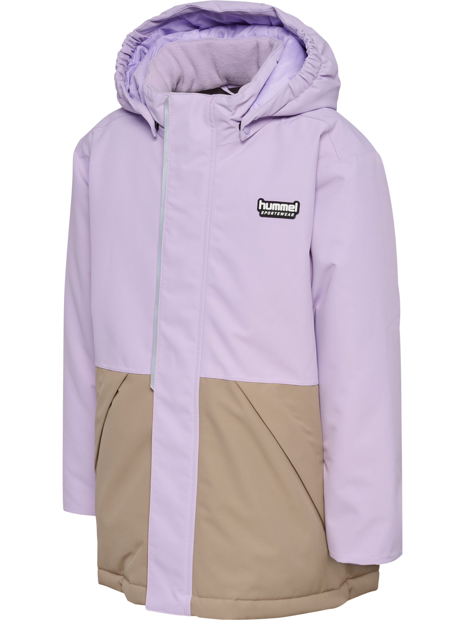 Hummel - Jr Snow Jacket Wp 10k | Brown | Jacket | Børn | Str. 110 - Fri fragt og Hurtig levering
