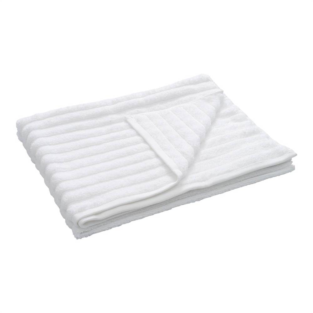 Bambus strandhåndklæde 100x150 cm - Zero twist - hvid - Prima