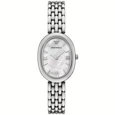 Emporio Armani Ophelia Quartz Mother of Pearl Dial Steel Strap Women's Watch AR11706