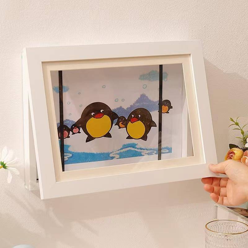 A4 Children Art Frame Magnetic Front Open Changeable Kids Frametory For Poster Photo Drawing Painting Picture Display Home Decor