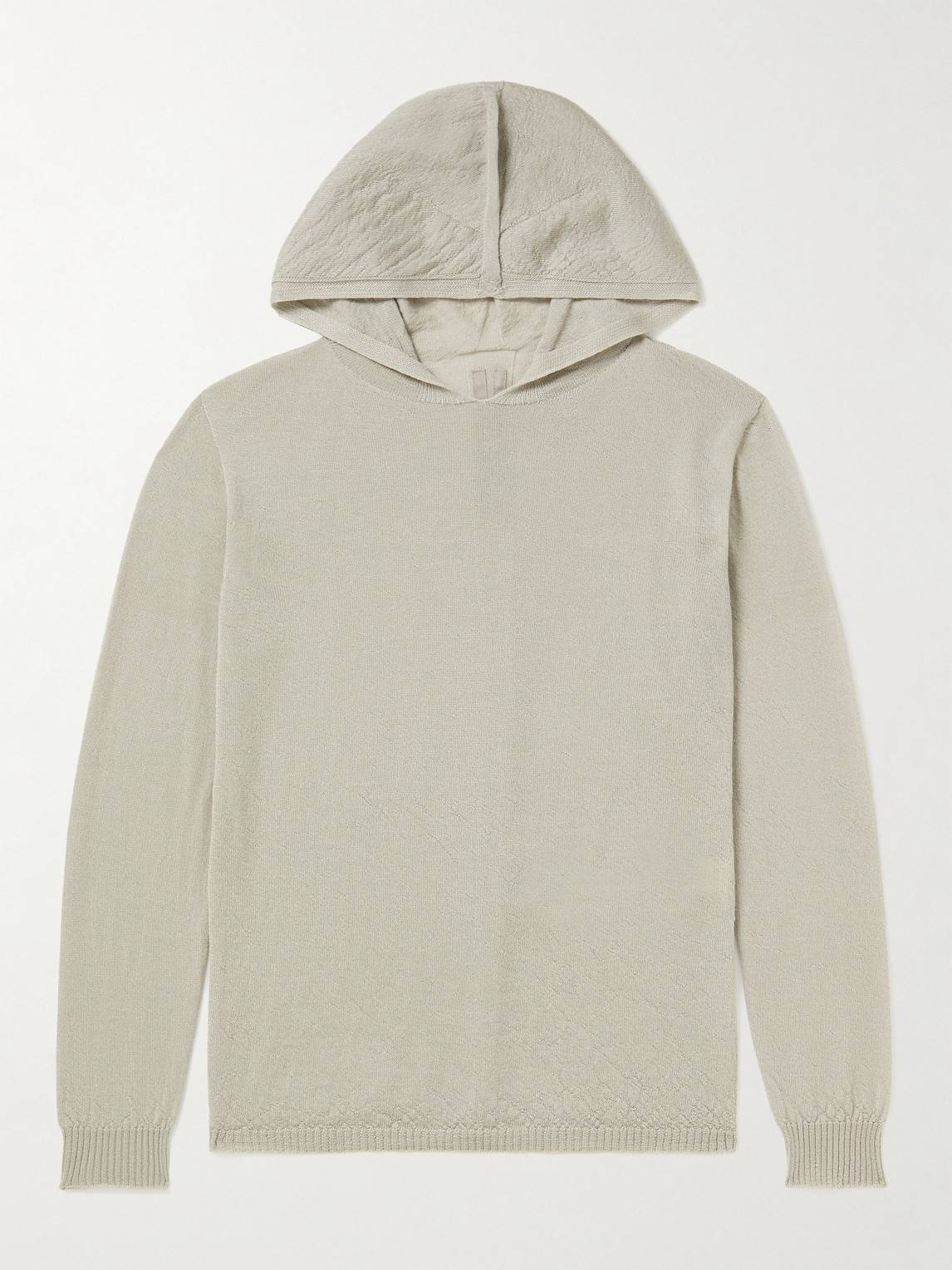 RICK OWENS KIDS - Wool Hoodie - Men - Neutrals - 8