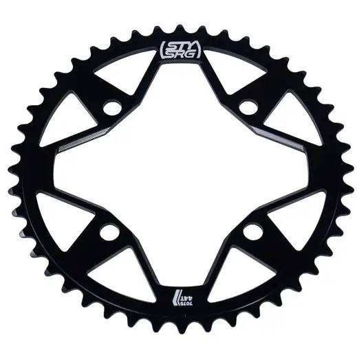 Stay Strong 4-Bolt 7075 Aluminium BMX Tandhjul (Sort - 49T)