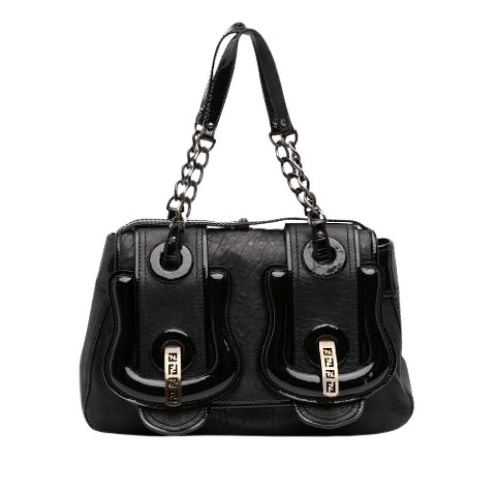 Fendi Vintage Pre-owned Vintage Skuldertaske - Vintage - Dame - Sort - ONE SIZE - Uld