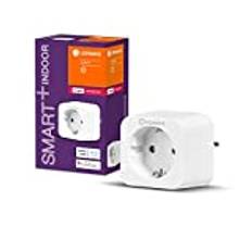 LEDVANCE Smarte Steckdose für Innen mit ZigBee Technologie, bindet konventionelle Geräte ins Smart Home ein, kompatibel mit Alexa, Google & SMART+ ZB INDOOR PLUG, 4er-Pack