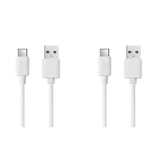 USB-C Kabel Hvid - 2-pak