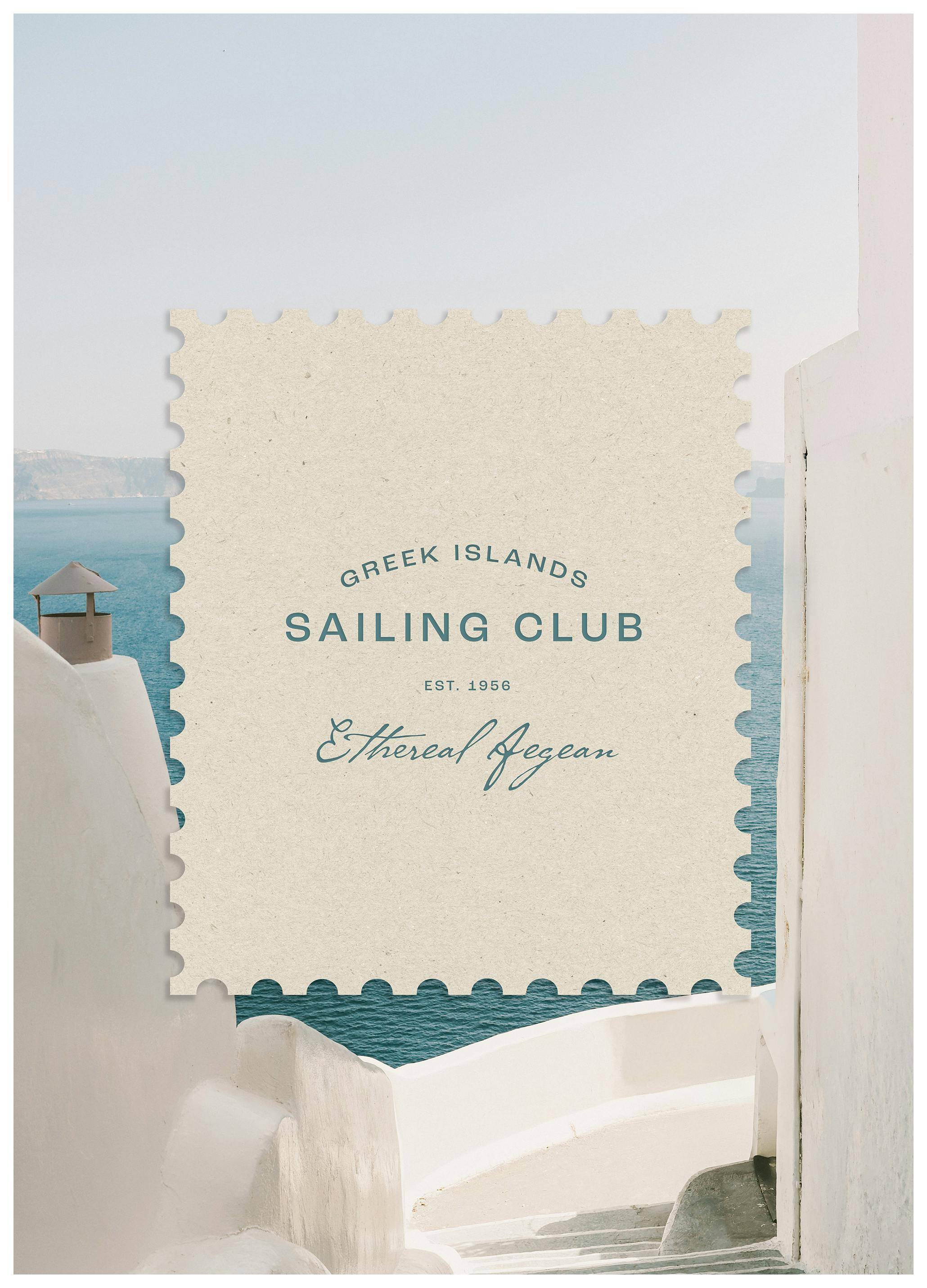 Sailing Club Poster (13x18 cm)