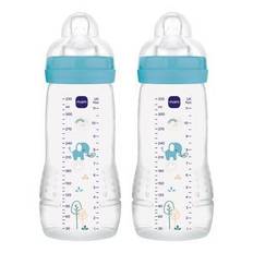 MAM Easy Active Baby Bottle 330 ml - Blue - 2 st