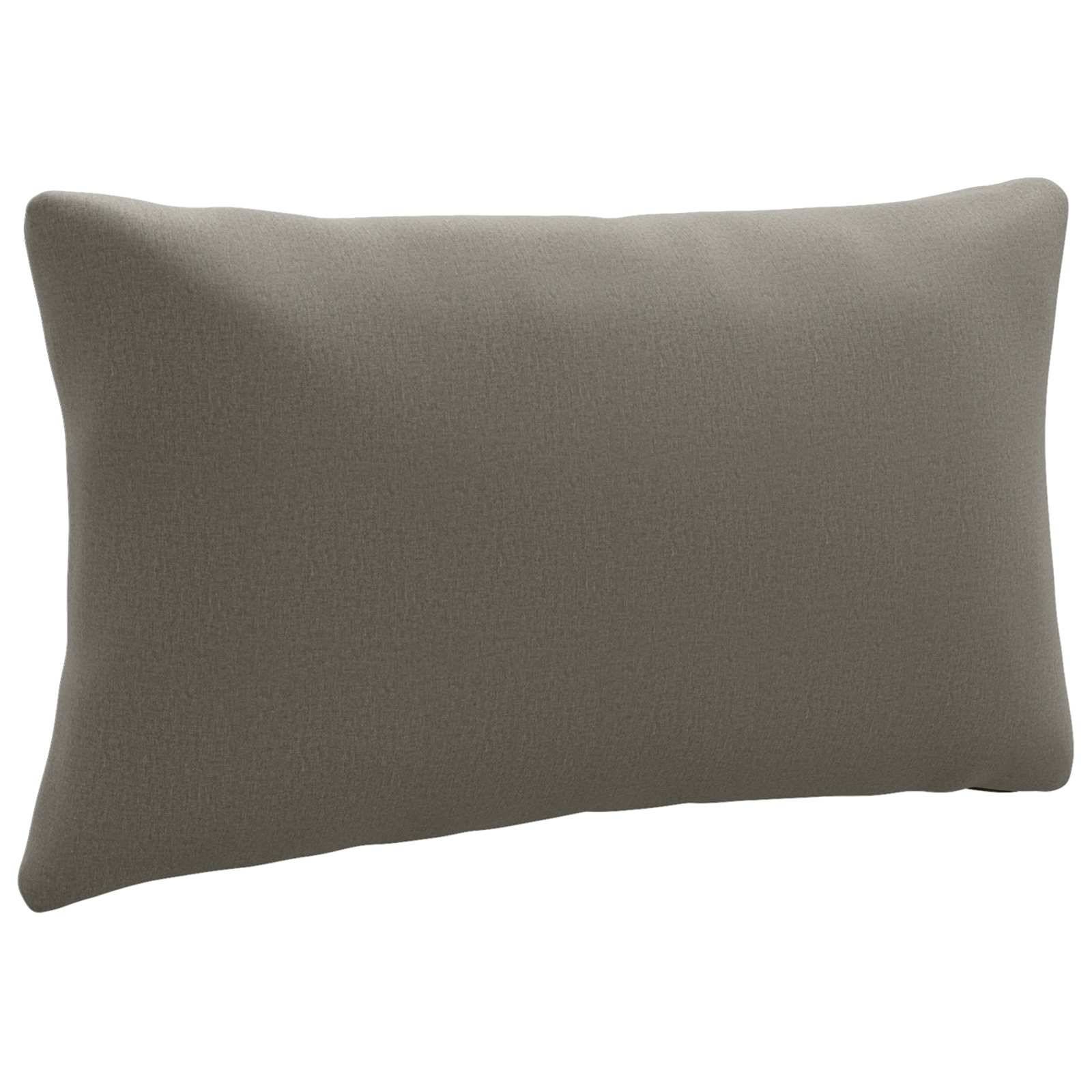 vidaXL 1-delad ryggkudde PUTTEN 100% Polyester Grå 70 x 40 x 15 cm