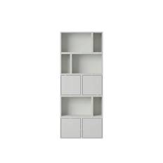 Muuto Stacked Storage System / Bookcase (Conf. 8) Bogreol Grey