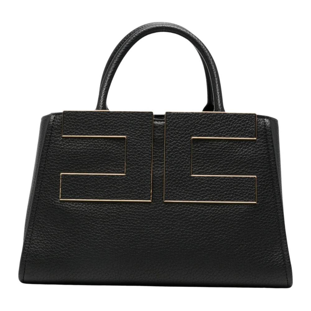 Elisabetta Franchi Tote Taske - Tasker - Dame - Sort - ONE SIZE - Læder