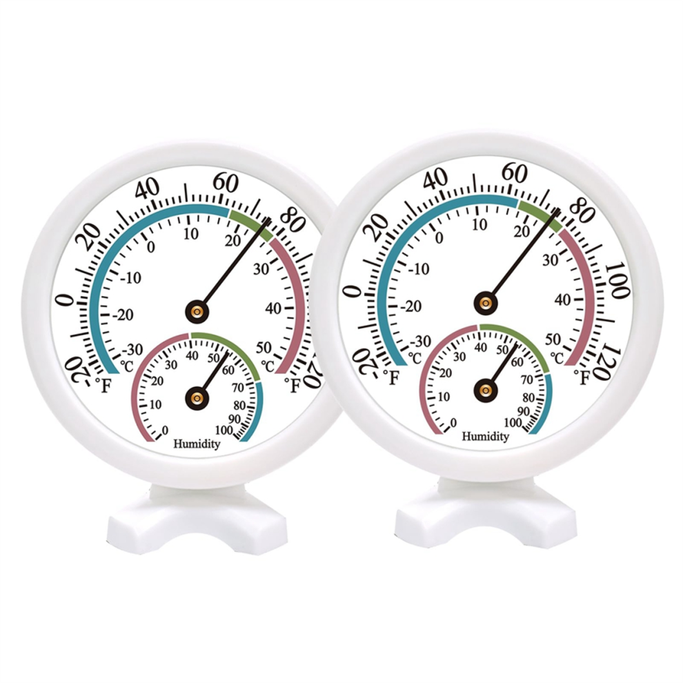 2 stk. mini indendørs termometer hygrometer 2 i 1 temperatur fugtighedsmåler