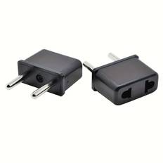 TEMU Eu Universal Power Adapter, Us To Eu Travel Converter Plug, 220v-240v, No Battery Required, European Standard Plug, Suitable For Germany, Russia, Korea