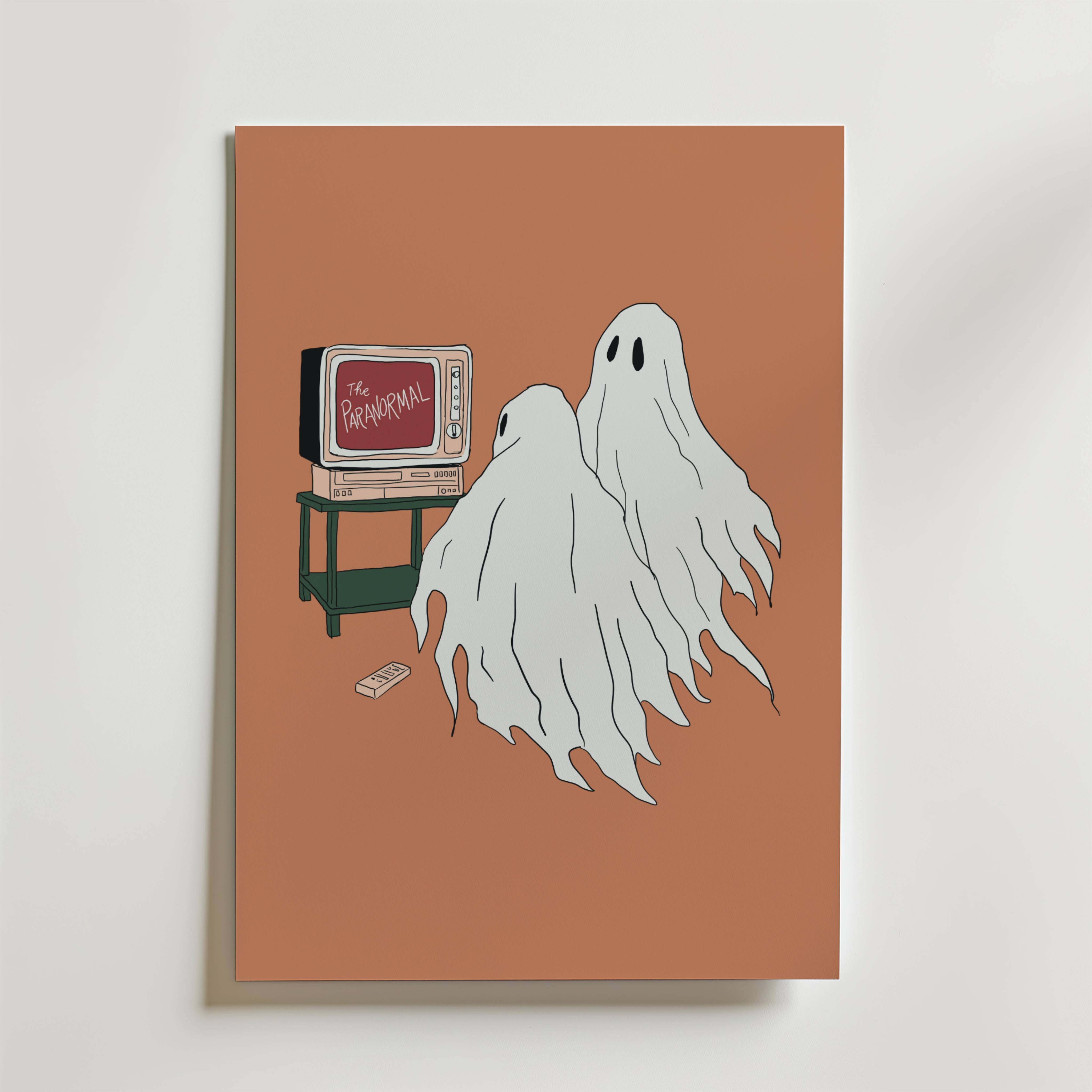 Ghostflix Night Poster - Premium Canvas 100x140 cm