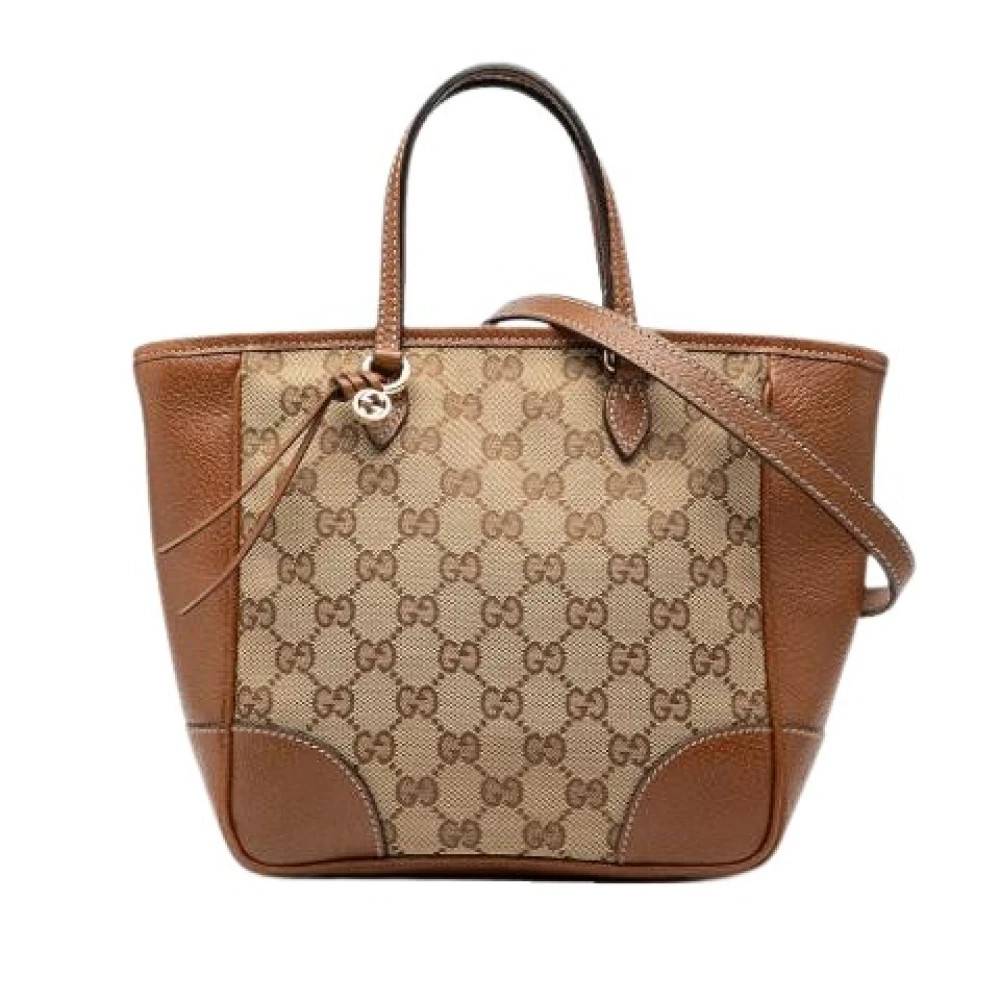 Gucci Vintage Pre-owned Bree Satchel - Vintage - Dame - Brun - ONE SIZE - Uld
