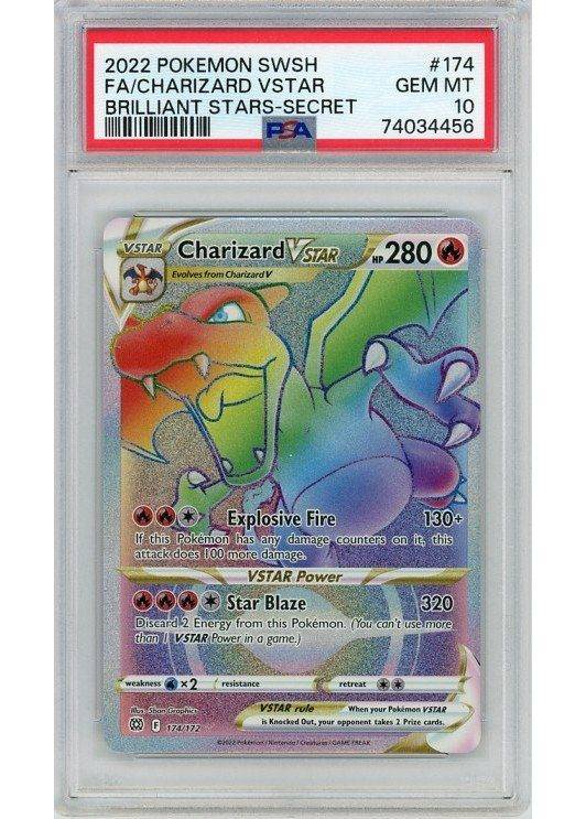 Charizard VSTAR - 174/172 - PSA 10.