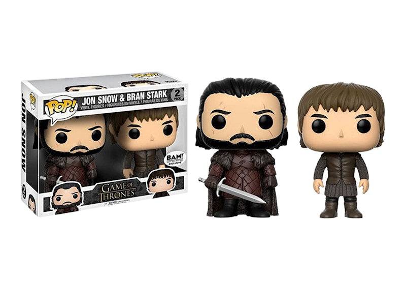 Funko Pop! Game of Thrones Jon Snow & Bran Stark BAM Exclusive 2 Pack